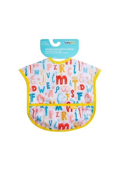 Babyjem Baskılı Blw Kolsuz Mama Önlüğü Balon Desen