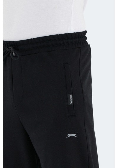 Slazenger Navdeep 2 Li Set Erkek Cepli Dar Paça Siyah - Koyu Gri Eşofman Altı Siyah - Koyu Gri
