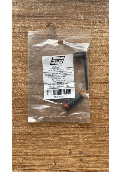 W639 03- W447 14- Sprinter 08- Crafter 11-16 Balata Fişi Hellux Hls6401 A9065401517