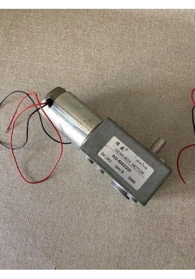Ws-5882Gw 24V 9Rpm Sonsuz Dişli Motor - Redüktörlü Motor