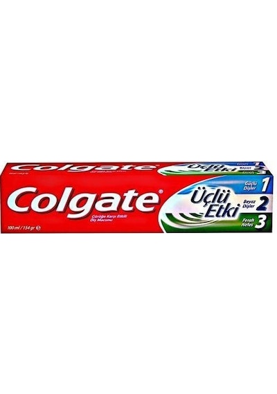 Colgate Üçlü Etki Diş Macunu Çürüğe Karşı Etkili 100 ML