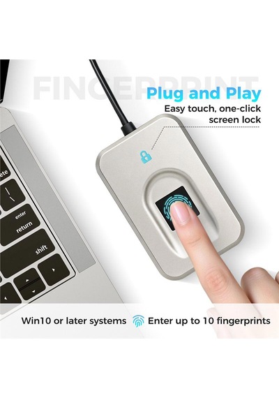 Fp130-lk Windows Hello Uyumlu Mini Usb Parmak İzi Okuyucu Windows 10/11 İçin Biyometrik Şifresiz Oturum Açma Cihazı