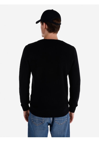 Colin's Colins Regular Fit Bisiklet Yaka Erkek Siyah Kazak 001