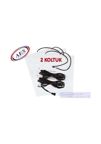 Aes Oto Koltuk Isıtma & Isıtıcı Sağ Sol 2 Koltuk Için 4 Parça