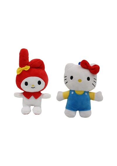 Hello Kitty Clip On Peluş Kırmızı