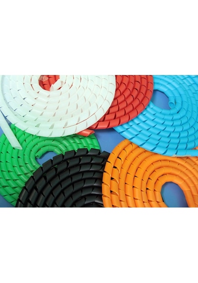 Sumergroup Kablo Düzenleyici Koruyucu Spiral Rulo 25Mm Siyah 50M