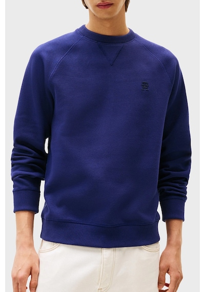 Tommy Hilfiger Erkek Sweat Mw0mw39397 C7g Mavi Mavi