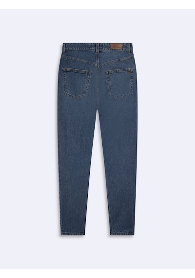 LTB Elvıra Daralan Paça Yüksek Bel Mid Indigo Jean Pantolon Mavi