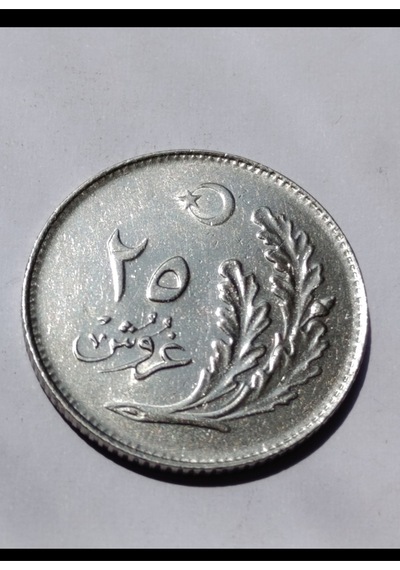 1928 Yılı 25 Kuruş Çil+