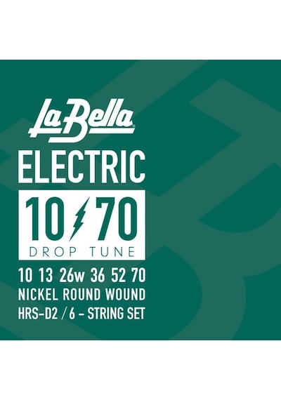 La Bella Elektro Gitar Teli D Drop 10-70 Hrs-d2