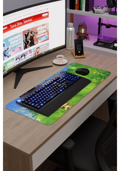 Totoro Anime V5 - 70x30 Xl Gaming Kauçuk Kaymaz Taban Mouse Pad Fare Altlığı