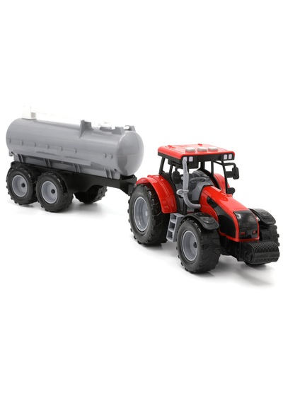 Aya-40296 Sesli-ışıklı-pilli Tanker Traktör Kırmızı