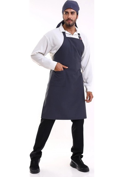 Askılı Önlük Cepli - 51 Füme