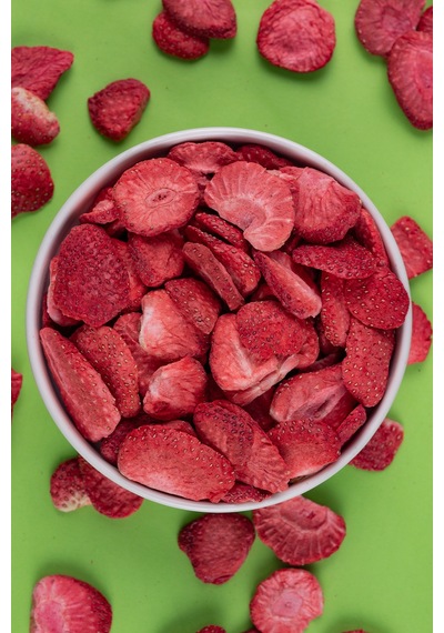 Freeze Dried Çilek Kova Dondurularak Kurutulmuş Çilek Diğer