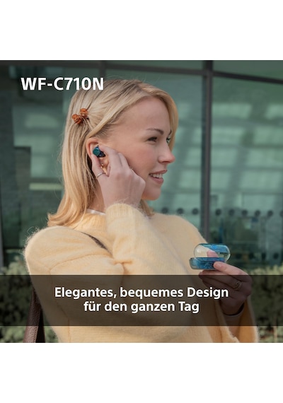 Sony Wf-c710n - Gerçek Kablosuz Gürültü Önleyici Kulaklık, Hafif, Dokunarak Çalıştırma, Çok Noktalı Bağlantı, Ipx4, 40 Saate Kadar Pil, Hızlı Şarj, İos Ve Android Uyumlu, Cam Mavisi Sony Wf-c710n - Gerçek Kablosuz Gürültü Önleyici Kulaklık, Hafif, Dokunarak Çalıştırma, Çok Noktalı Bağlantı, Ipx4, 40 Saate Kadar Pil, Hızlı Şarj, İos Ve Android Uyumlu, Cam Mavisi