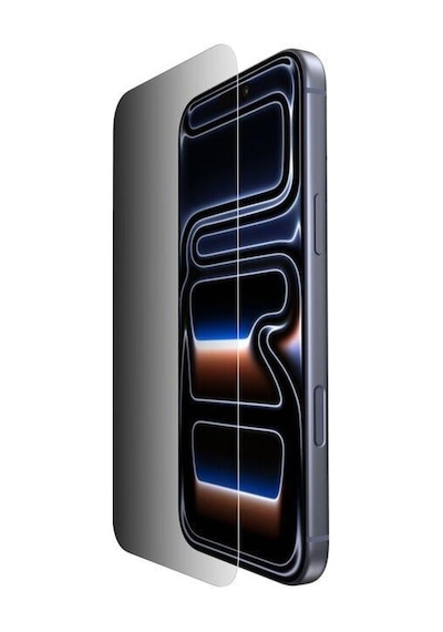 Belkin Ova214hq Screenforce Invisiglass Privacy İphone 17 Pro Max Uyumlu Kolay Hizalama Kitli Temperli Cam Ekran Koruyucu