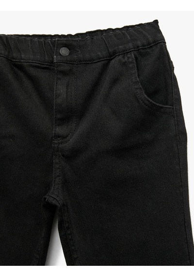Koton Siyah Erkek Çocuk Jean Pantolon 6wmb40001td Siyah