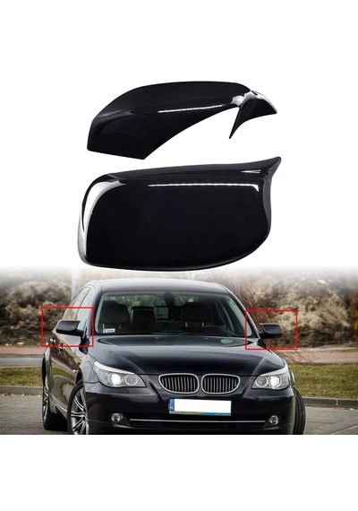 Bmw E60 5.seri 2004-siyah Batman Ayna Kapagı
