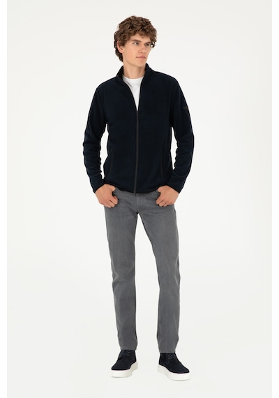 U.S. Polo Assn. Erkek Lacivert Basic Polar Hırka 50298066-VR033