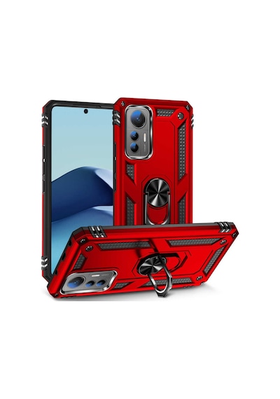 Xiaomi Mi 12 Lite Kilif Zore Vega Yüzüklü Standli Zirh Kilif 559731790