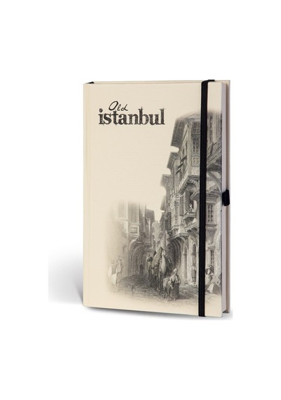 Eski İstanbul Journal Çizgili Lastikli Cumbalı