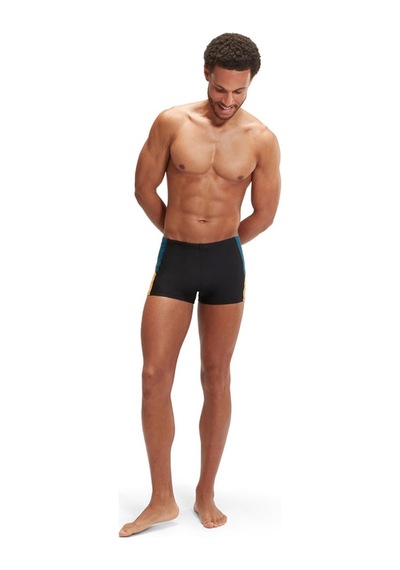 Speedo Dive Splice Aquashort Erkek Yüzücü Mayosu Siyah