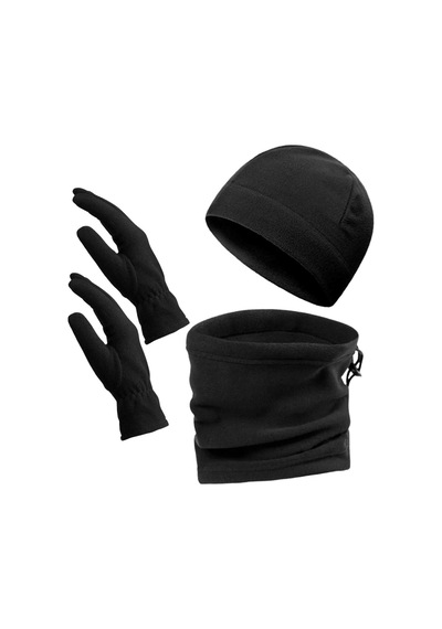 Ritagarcia Unisex Polar Bere Set Siyah Çok Renkli