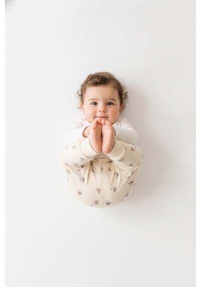 Tiffany Baby & Kids Krooboy Organik Tasarımlı Patiksiz Alt Ekru