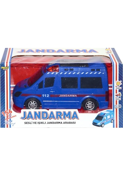 Fab 156 Sesli Işıklı Jandarma Aracı 21 CM  -Prestij