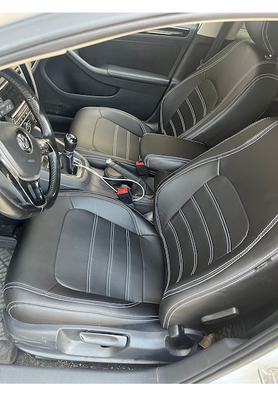 Volkswagen Jetta Uyumlu Araca Özel Deri Oto Koltuk Kılıfı 158237