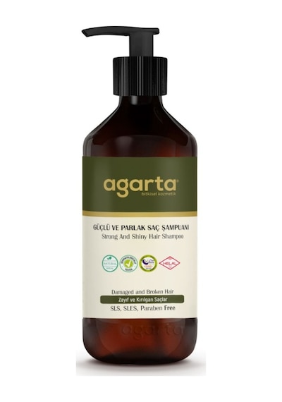 Agarta Güçlü ve Parlak Saçlar için Doğal Şampuan 400 ML