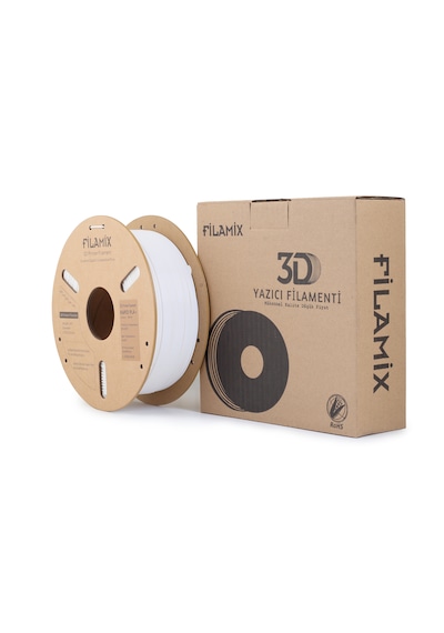 Filamix Beyaz Pla+ Filament 1.75mm 1kg - Teknoartshop 1