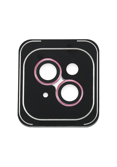Ersjoko İphone 14 Pvd Metal Kamera Lens - Pembe
