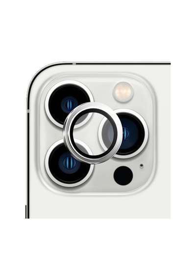 Safeus Safir Temperli Kamera Lens Koruyucu Apple Uyumlu iPhone 13 Pro Max Ve İle Beyaz