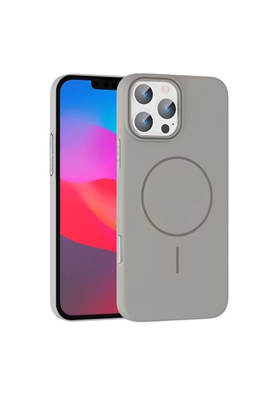 İphone 16 Pro Max Broş Magsafe Kapak - Titan Gri