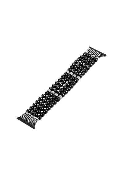 Ally Apple Uyumlu  Watch 7 45 MM 6-5-4 44 MM Full Boncuk Taşlı Kordon Kayı