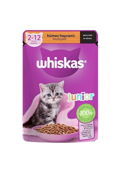 Kümes Hayvanlı Yavru Kedi Yaş Mama 85 G Tekli Paket