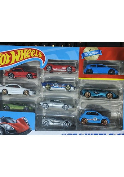 Hot Wheels 10 Lu Araba Seti Hepsi Gerçek Araç Fantastik Yok Çok Renkli