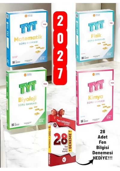 Üç Dört Beş Yayıncılık 2026 Tyt Ayt Eşit Ağırlık Konu Anlatımlı Ders Notları Tyt Ayt 8'li Set