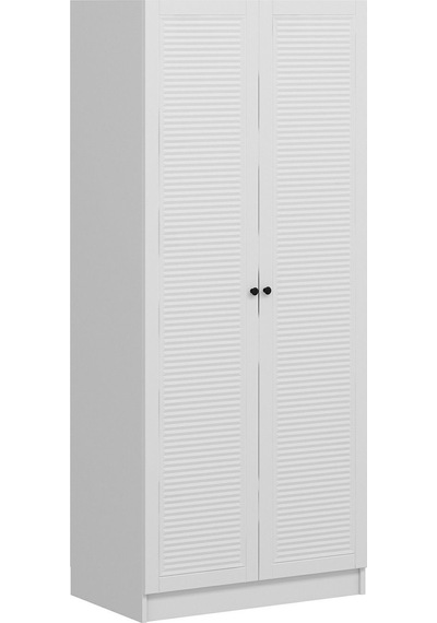 Minar Kale 2 Mebran Panjur Kapaklı Dolap Beyaz/beyaz 190cm Beyaz