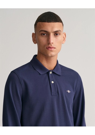 Gant Erkek Lacivert Regular Fit Logolu Polo-lacivert Lacivert