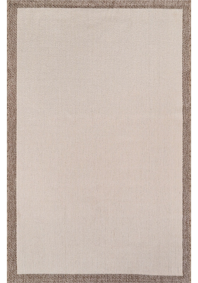 Elit Premium Sisal Jut Halı 1401 Hav Ve Toz Yapmaz Bordürlü Halı Krem-bej Krem - Bej