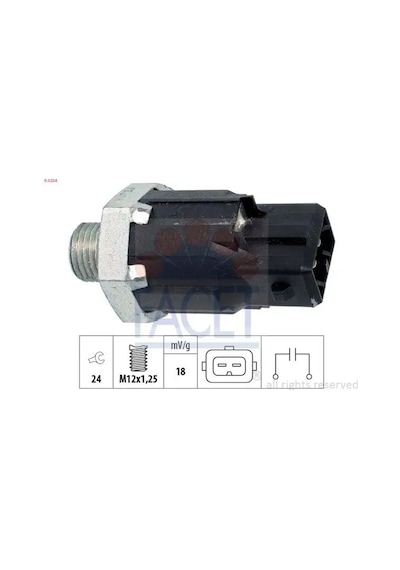 Renault Megane 2 Vuruntu Sensoru 1.4 2003-2009 Facet 93224