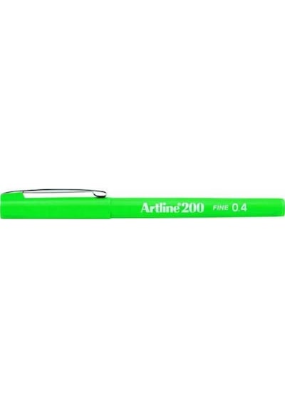 Artline Fineliner 0.4 MM Yeşil EK-200N