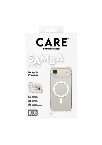 Panzerglass Care Apple iPhone Uyumlu  17 Air Fashionable Case Samba Magsafe Şeffaf Kılıf