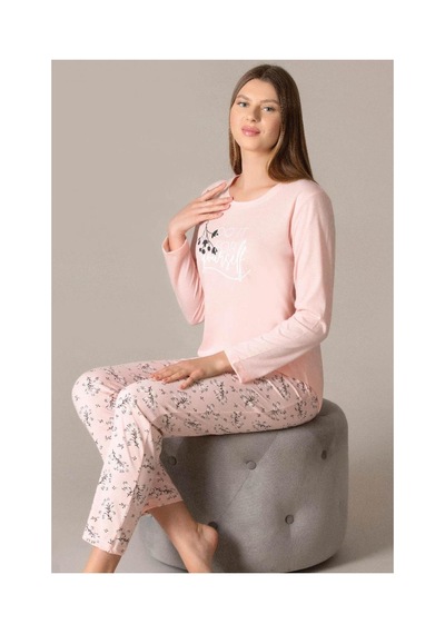 Alperi Uzun Kol Pijama Takımı Viskon 790-37 SOMON