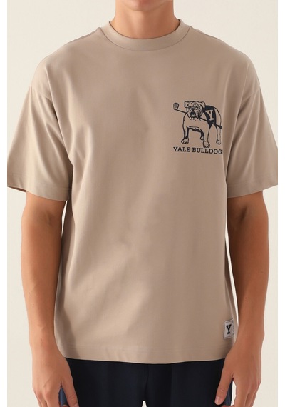 Yale Buldogs Kum Erkek T-shirt 5274-42835 Kum