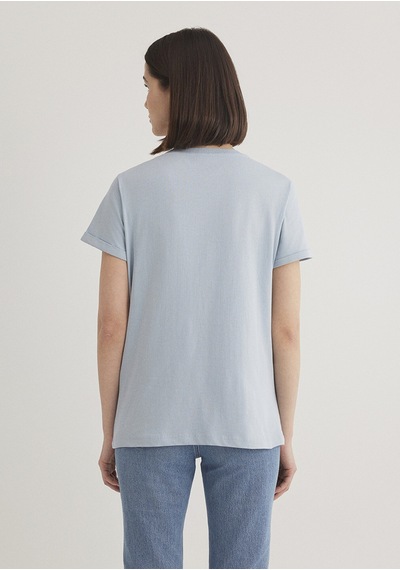 Mavi - Denim Baskılı Mavi Istanbul Tişört 1610222-70816 (518468861) Mavi