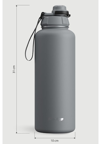 Stevig 1 Hand Leak-proof Sızdırmaz Çelik Termos 1500 Ml Green St-252 Yeşil