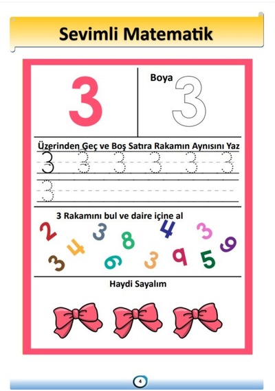 Okul Öncesi Ve Birinci Sınıflar Sevimli Matematik Kitap Seti